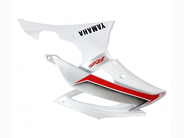 2008-2016 White Red Yamaha YZF 600 R6 Motorcycle Fairings