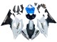 2008-2016 White Blue Glossy Black Yamaha YZF 600 R6 Motorcycle Fairing