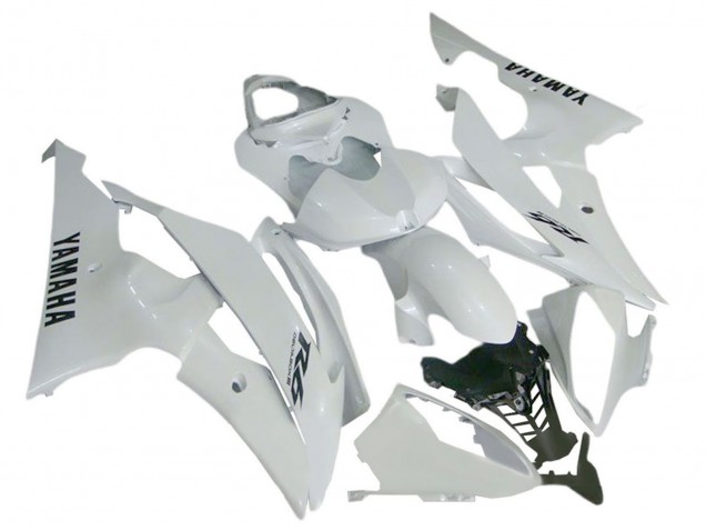 2008-2016 Glossy White Yamaha YZF 600 R6 Motorcycle Fairings