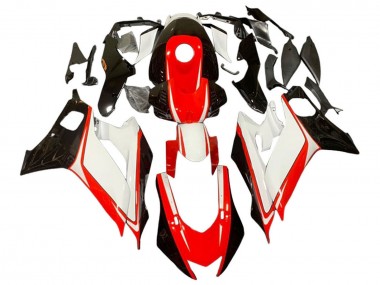 2017-2023 White Red Glossy Black Yamaha YZF 600 R6 Motorcycle Fairings