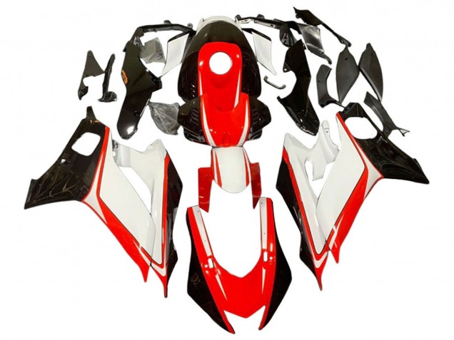2017-2023 White Red Glossy Black Yamaha YZF 600 R6 Motorcycle Fairings