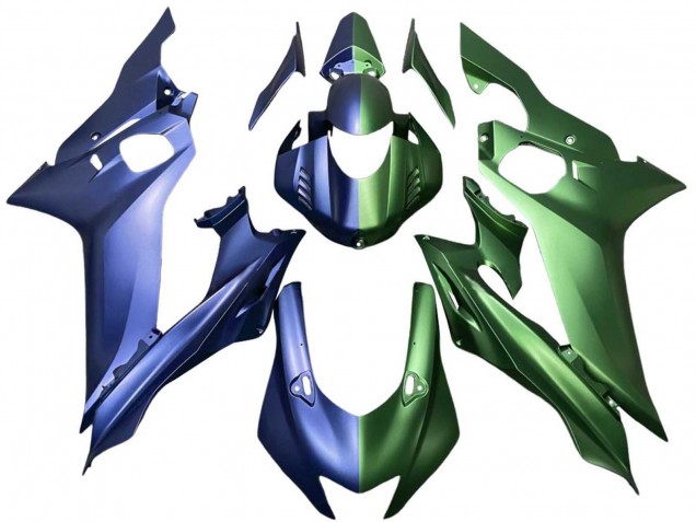 2017-2023 Blue Green Yamaha YZF 600 R6 Motorcycle Fairings