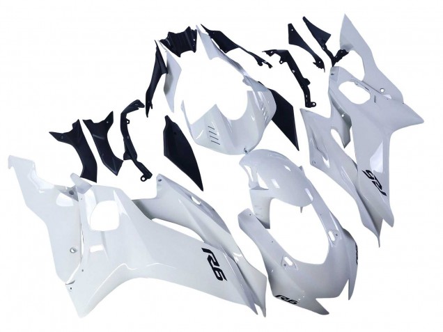 2017-2023 White Yamaha YZF 600 R6 Motorcycle Fairings