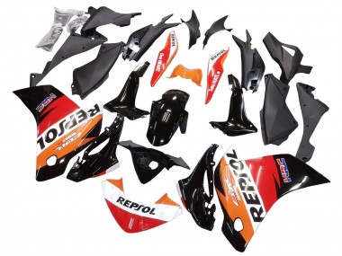 2011-2015 Orange White Red Black Glossy HRC Repsol Honda CBR250RR Motorcycle Fairings