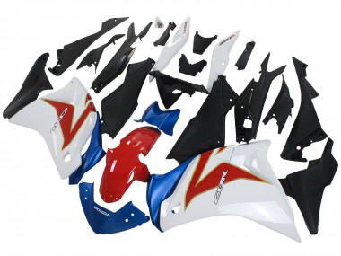 2011-2015 White Red Light Blue Honda CBR250RR Motorcycle Fairings