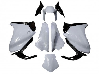 2010-2014 White Glossy Black Honda VFR 1200 Motorcycle Fairings