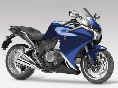 2010-2014 Blue Black Honda VFR 1200 Motorcycle Fairings