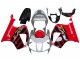 2000-2006 Silver Red Black Stripe Racing Honda VTR1000 Motorcycle Fairings
