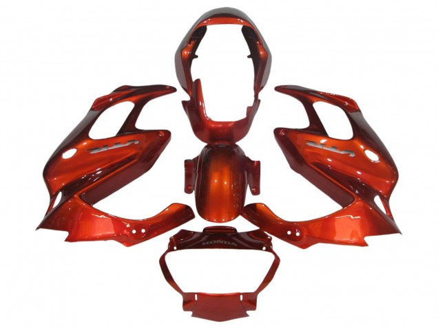 1997-2005 Burnt Orange Honda VTR1000F Motorcycle Fairings