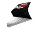 1988-1989 Silver Red Glossy Black Honda NSR250R Motorcycle Fairings