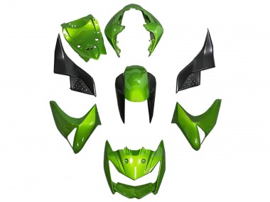 2003-2006 Green Glossy Black Kawasaki Z1000 Motorcycle Fairing