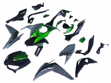 2014-2019 Black Green Grey Kawasaki Z1000 Motorcycle Fairings