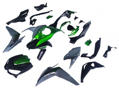 2014-2019 Black Green Grey Kawasaki Z1000 Motorcycle Fairings