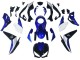 2014-2019 White Blue Black Kawasaki Z1000 Motorcycle Fairings