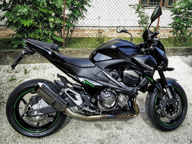 2014-2019 Black Green Kawasaki Z1000 Motorcycle Fairings