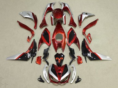 2014-2019 Red Silver Black Kawasaki Z1000 Motorcycle Fairings