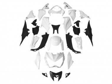 2013-2018 White Kawasaki Z800 Motorcycle Fairings