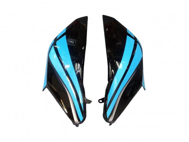 2013-2018 Light Blue Glossy Black Kawasaki Z800 Motorcycle Fairings