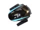 2013-2018 Light Blue Glossy Black Kawasaki Z800 Motorcycle Fairings