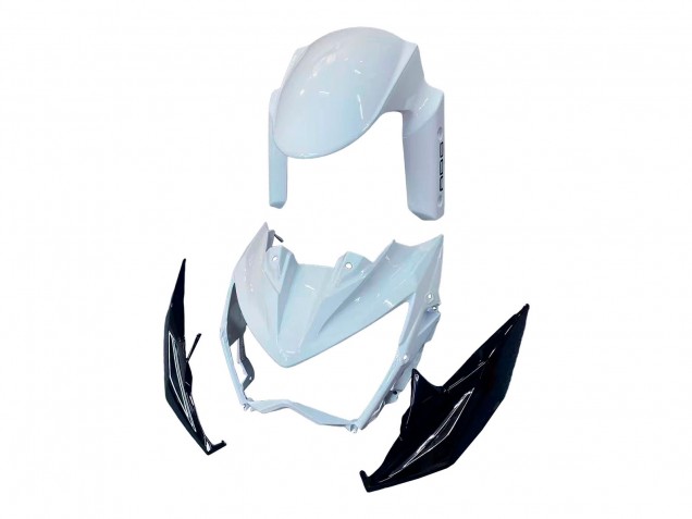 2013-2018 White Glossy Black Green Kawasaki Z800 Motorcycle Fairings