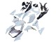 2013-2018 White Green Silver Black Kawasaki Z800 Motorcycle Fairings