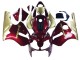 2000-2001 Red Gold Kawasaki ZX12R Motorcycle Fairings