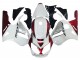2002-2006 White Red Black Kawasaki ZX12R Motorcycle Fairings