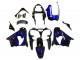 2000-2001 Glossy Black Blue Flame White Kawasaki ZX9R Motorcycle Fairings