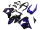 2000-2001 Glossy Black Blue Flame White Kawasaki ZX9R Motorcycle Fairings