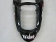 2000-2001 Glossy Black White West Kawasaki ZX9R Motorcycle Fairings