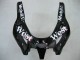 2000-2001 Glossy Black White West Kawasaki ZX9R Motorcycle Fairings