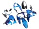 2000-2001 Blue Black Kawasaki ZX9R Motorcycle Fairings