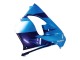 2000-2001 Blue Black Kawasaki ZX9R Motorcycle Fairings
