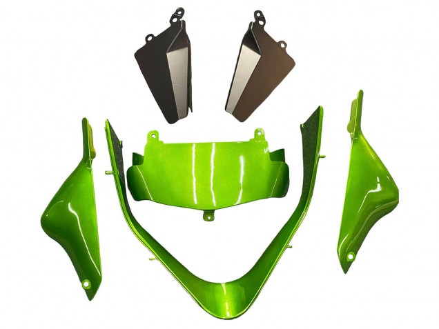 2000-2001 Green Flame Kawasaki ZX9R Motorcycle Fairings