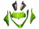 2000-2001 Green Flame Kawasaki ZX9R Motorcycle Fairings