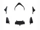 2000-2001 Green Black Playboy DENSO Kawasaki ZX9R Motorcycle Fairings
