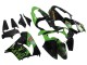 2000-2001 Green Black Playboy DENSO Kawasaki ZX9R Motorcycle Fairings