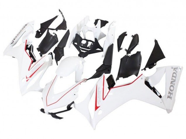 2019-2020 White Red Black Honda CBR650R Motorcycle Fairings