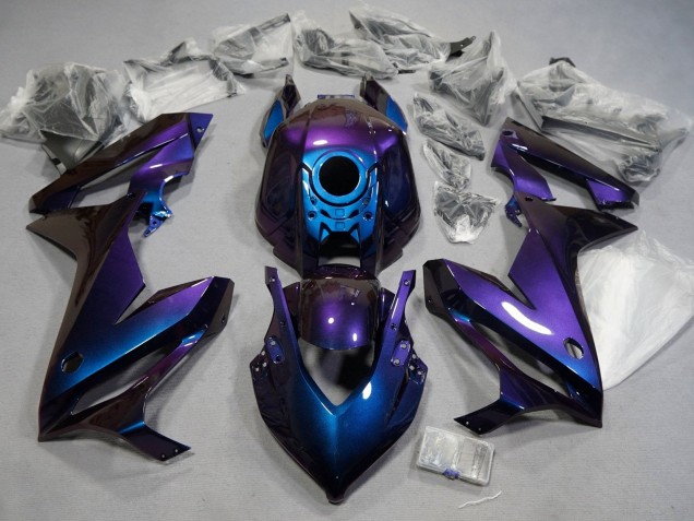 2021-2023 Chameleon Blue Purple Honda CBR650R Motorcycle Fairings