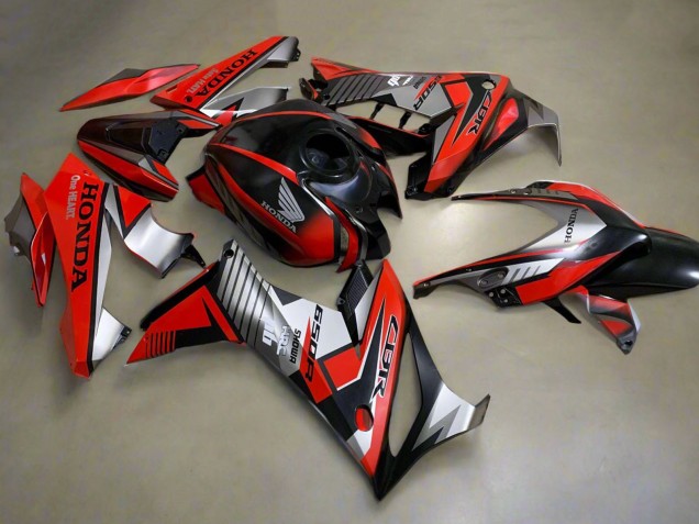 2021-2023 Red Silver Glossy Black Honda CBR650R Motorcycle Fairings