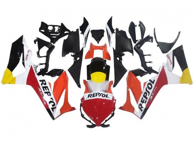 2021-2023 Orange White Red Yellow Glossy Black Repsol Honda CBR650R Motorcycle Fairings
