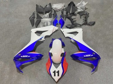 2021-2023 White Blue Red 11 Honda CBR650R Motorcycle Fairings