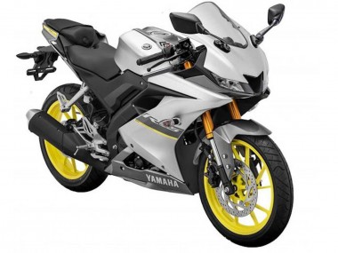2018-2024 Matte Silver Yellow Yamaha YZF R15 Motorcycle Fairings