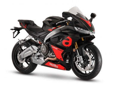 2020-2024 Matte Black Red Aprilia RS660 Motorcycle Fairings