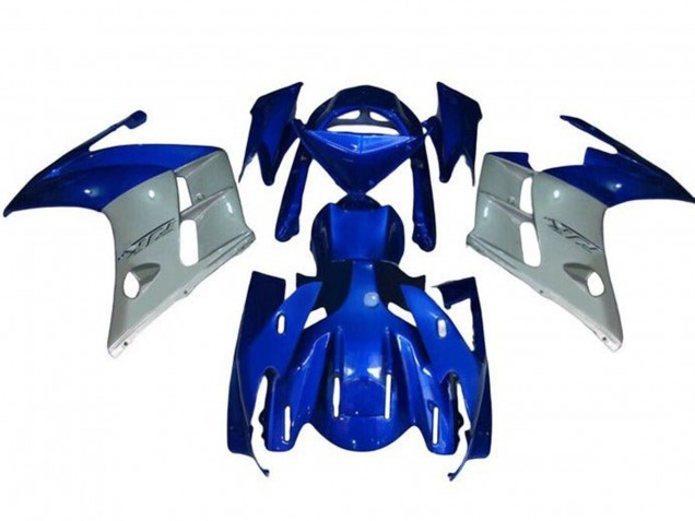 2001-2006 Blue White Yamaha FJR1300 Motorcycle Fairings
