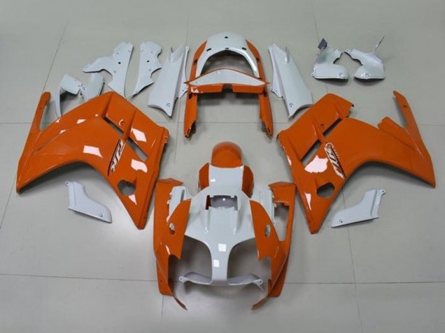 2007-2012 Orange White Yamaha FJR1300 Motorcycle Fairings