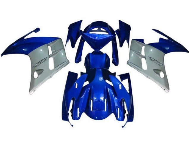 2007-2012 Blue Silver Yamaha FJR1300 Motorcycle Fairings