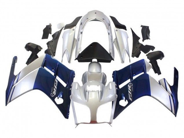 2013-2015 Dark Blue Silver Yamaha FJR1300 Motorcycle Fairings