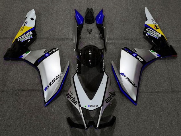 2009-2015 Silver Black Blue Yellow Aprilia RSV4 1000 Motorcycle Fairings