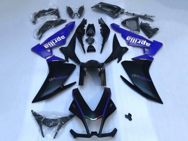 2009-2015 Matte Black Blue Aprilia RSV4 1000 Motorcycle Fairings